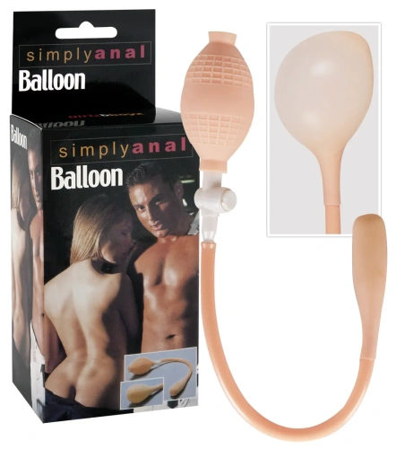 Orion Simply Anal Balloon - Анальная пробка, 9х1.8 см (телесный)